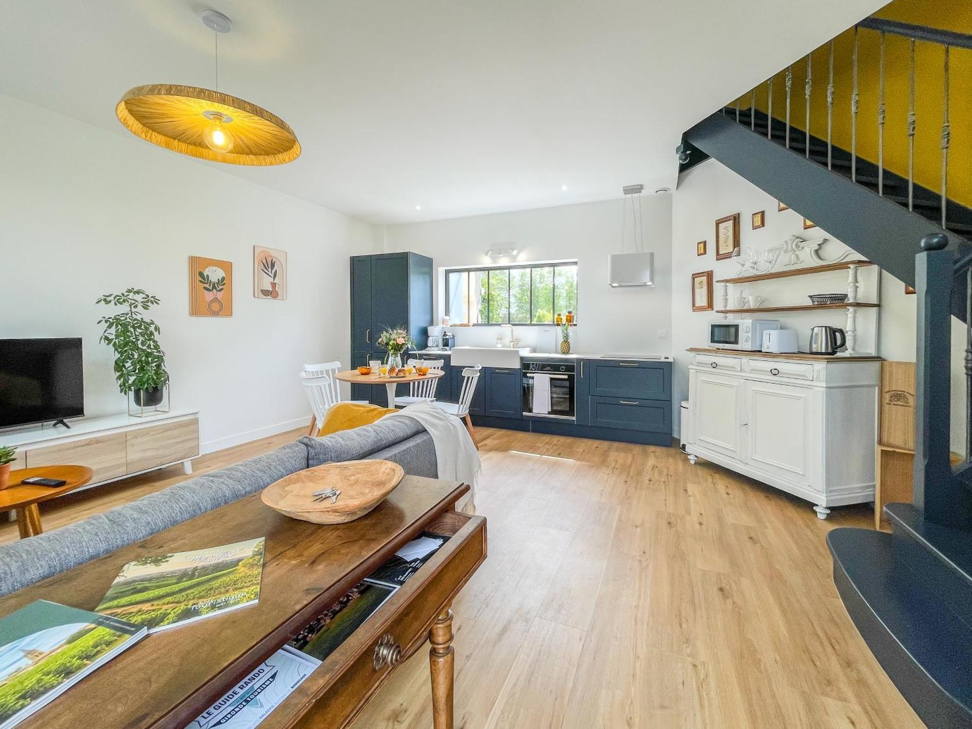 Maison Cosy Avec Vue Sur Les Vignes. Libourne Extérieur photo